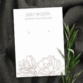 DESERT CACTUS ERFOLGREICH BLUSH PINK EARRING DISPL VISITENKARTE