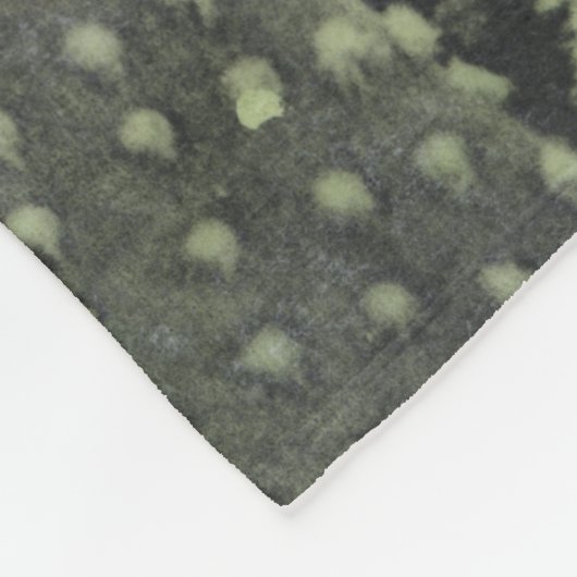 Desert Cactus | Grüner Spritzer Fleecedecke (Ecke)