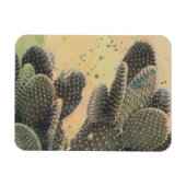 Desert Cactus | Grüner Spritzer Magnet (Horizontal)
