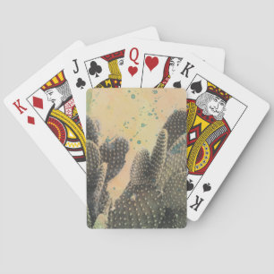 Desert Cactus   Grüner Spritzer Spielkarten
