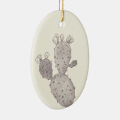 Desert Cactus Keramik Ornament (Rechts)