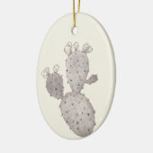 Desert Cactus Keramik Ornament (Links)