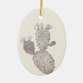 Desert Cactus Keramik Ornament (Vorne)