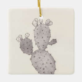 Desert Cactus Keramikornament