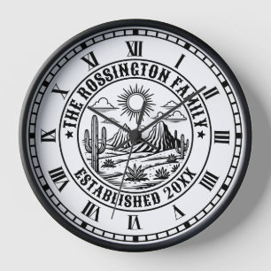 Desert Cactus Landscape #2S Familienname Datum Est Uhr