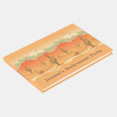 Desert Cactus Landscape Design Gästebuch (Ecke)