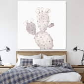 Desert Cactus Leinwanddruck (Insitu (Schlafzimmer))