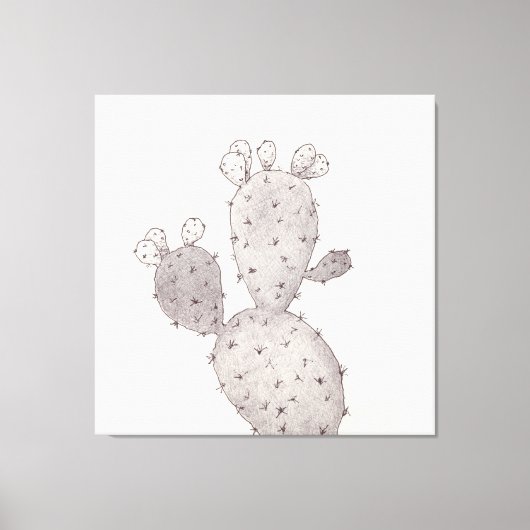 Desert Cactus Leinwanddruck (Vorderseite)