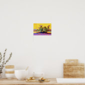 Desert Cactus Poster (Küche)