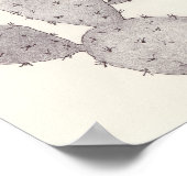 Desert Cactus Poster (Ecke)