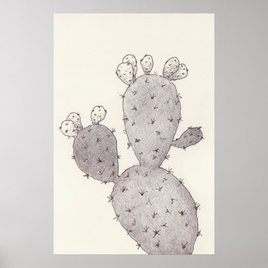 Desert Cactus Poster (Vorne)