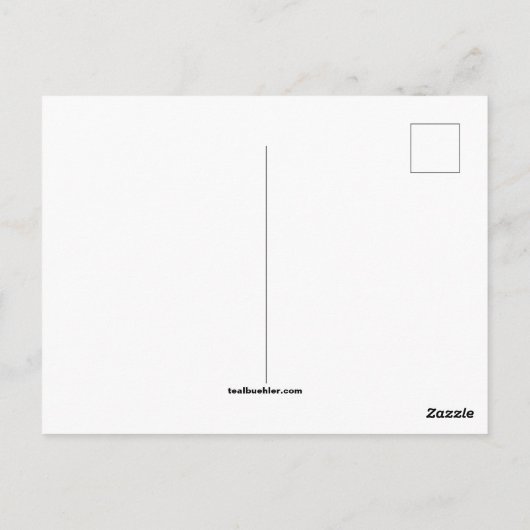 Desert Cactus Postkarte (Rückseite)