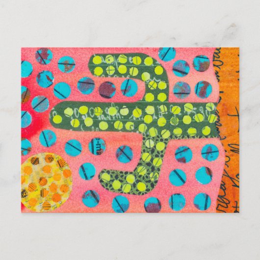 Desert Cactus Postkarte (Vorderseite)