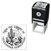 Desert Cactus Scene w/ Skull #3P Bibliotheksname Permastempel (Beispiel)