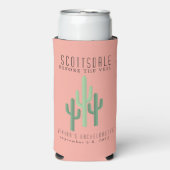 Desert Cactus Scottsdale Bachelorette Can Cooler Selters Dosenkühler (Seltzer Vorderseite)