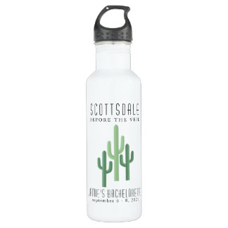 Desert Cactus Scottsdale Bachelorette Edelstahlflasche