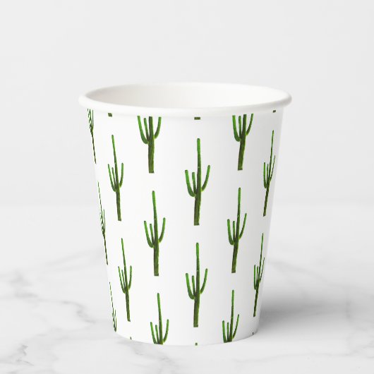 Desert Cactus Southwest Party Paper Cups Pappbecher (Vorderseite)