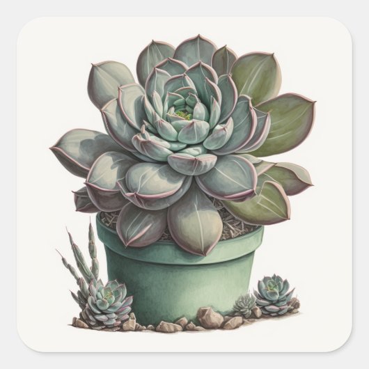 Desert Cactus Sticker (Vorderseite)