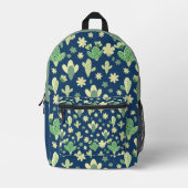Desert Cactus & Succulent Pattern Bedruckter Rucksack (Vorderseite)