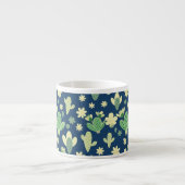 Desert Cactus & Succulent Pattern Espressotasse (Vorderseite)