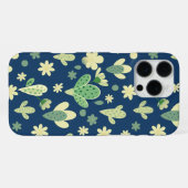 Desert Cactus & Succulent Pattern iPhone Hülle (Rückseite (Horizontal))