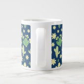 Desert Cactus & Succulent Pattern Jumbo-Tasse (Rückseite)