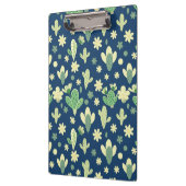 Desert Cactus & Succulent Pattern Klemmbrett (Links)