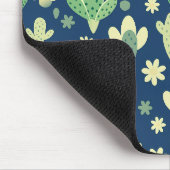 Desert Cactus & Succulent Pattern Mousepad (Ecke)