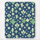 Desert Cactus & Succulent Pattern Mousepad (Vorne)