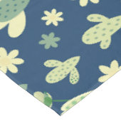 Desert Cactus & Succulent Pattern Tischdecke (Schrägansicht)