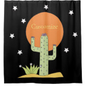 Desert Cactus Sun Thunder_Cove Duschvorhang (Vorderseite)
