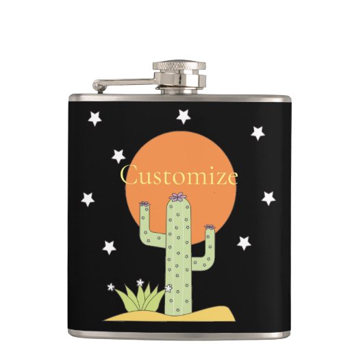 Desert Cactus Sun Thunder_Cove Flachmann (Vorderseite)