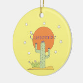Desert Cactus Sun Thunder_Cove Keramik Ornament (Links)