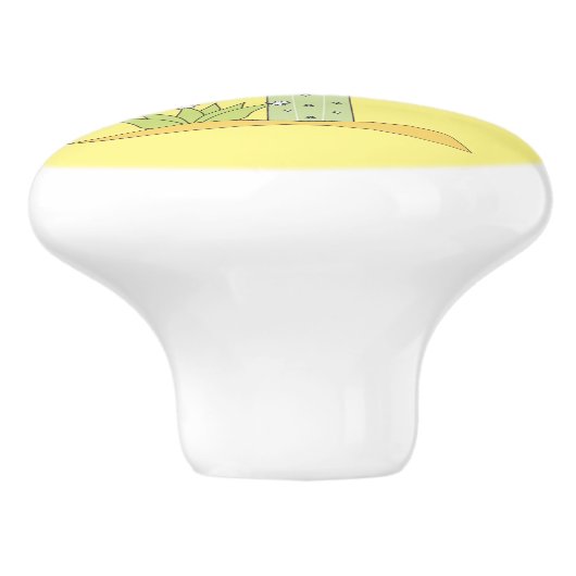 Desert Cactus Sun Thunder_Cove Keramikknauf (Seitenansicht)