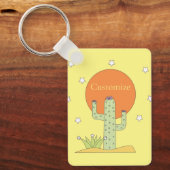 Desert Cactus Sun Thunder_Cove Schlüsselanhänger (Vorderseite)