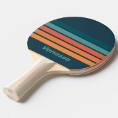 Desert Cactus Sunrise Across Striping with Name Tischtennis Schläger (Vorderseite)