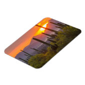 Desert cactus sunset, Arizona Magnet (Linke Seite)
