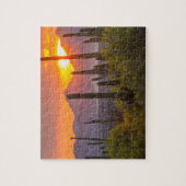 Desert cactus sunset, Arizona Puzzle (Vertikal)