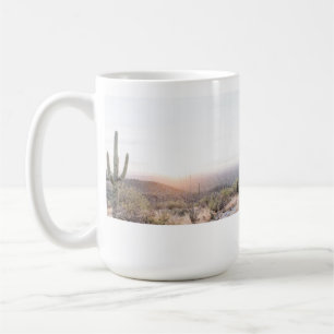 Desert Cactus Sunset, Arizona Tasse