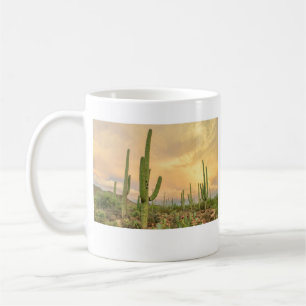Desert Cactus Sunset, Arizona Tasse
