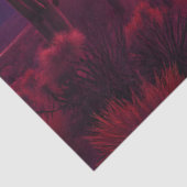 Desert Cactus Sunset Lightning Dramatic Southwest Seidenpapier (Ausschnitt)