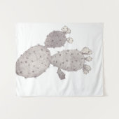 Desert Cactus Tapestry Wandteppich (Vorderseite (Horizontal))