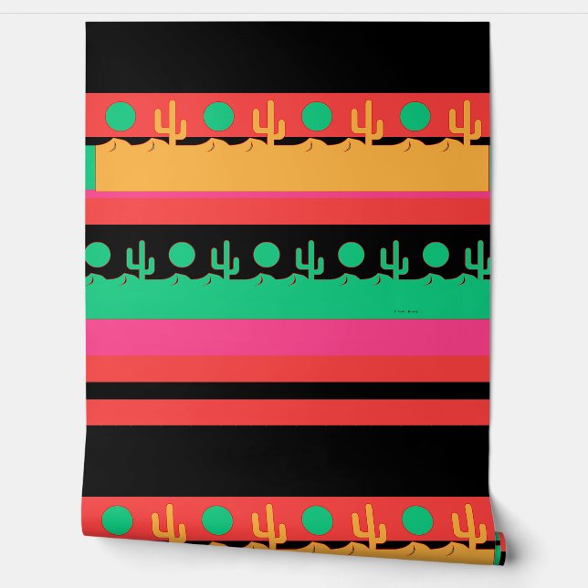 Desert Cactus  Tapete (Abrollen)