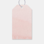 Desert Cactus Vielen Dank für Ihre Unterstützung Geschenkanhänger (Rückseite)