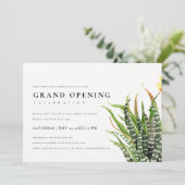 DESERT CACTUS WATERCOLOR GRAND ÖFFNUNGSZEREMONIE EINLADUNG (Stehend Vorderseite)