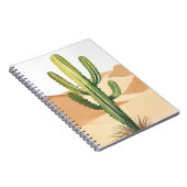 Desert Cactus | Watercolor Green Cacti Notizblock (Rechte Seite)