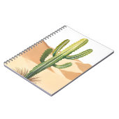 Desert Cactus | Watercolor Green Cacti Notizblock (Linke Seite)