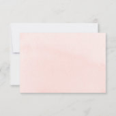 Desert Cactus Wedding RSVP Card Karte (Rückseite)