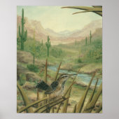 Desert Cactus Wren Poster (Vorne)