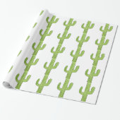 Desert Cactus Wüste Pflanze Kaktus Tree Design Geschenkpapier (Ungerollt)